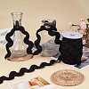 9 Yards Polyester Wavy Fringe Trim Ribbon OCOR-XCP0002-95B-5