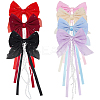 28Pcs 7 Colors Polyester Resin Bowknot Ornament Accessories DIY-SP0004-79-1