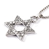 304 Stainless Steel Box Chain Necklaces LS-NJEW-P304-01B-1