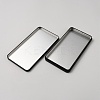 Rectangle Iron Metal Tin Box with Lid CON-WH0086-110-2