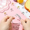 6Pcs 2 Colors Brass Micro Pave Clear Cubic Zirconia Pendants KK-CJ0003-19-5