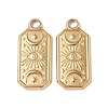 Ion Plating(IP) 304 Stainless Steel Pendants STAS-C066-23G-2