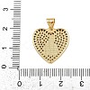 Brass Micro Pave Cubic Zirconia Pendants KK-P323-11B-G01-3