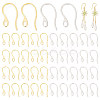 Unicraftale 100Pcs 2 Colors 304 Stainless Steel Earring Hooks STAS-UN0049-49-1
