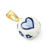Handmade Porcelain Pendants PALLOY-JF05379-2