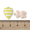 40Pcs 10 Styles Brass Enamel Charms KK-A218-07-4