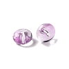 Baking Paint Transparent Glass Beads DGLA-S116-01G-2