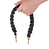 Imitation leather Braided Leather Handbag Handles FIND-WH0052-06-6