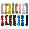 15 Bundles 15 Colors Round Polyester Twisted Cord WCOR-PH0001-05-1
