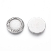 Tarnish Resistant 304 Stainless Steel Cabochons Settings STAS-G214-06P-2