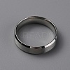 Matte Style 304 Stainless Steel Wide Band Finger Rings for Women Men RJEW-WH0009-14F-P-2