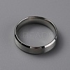 Matte Style 304 Stainless Steel Wide Band Finger Rings for Women Men RJEW-WH0009-14F-P-2