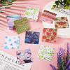 100 Sheets 10 Styles Paper Earring Display Cards CDIS-TA0001-18-5