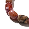 Natural Fire Crackle Agate(Dyed & Heated) Beads Strands G-H091-C01-01-3
