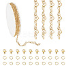 DIY 304 Stainless Steel Chain Necklace Making Kits DIY-TA0012-14-1