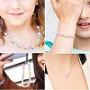 196Pcs 7 Colors Acrylic Bicolor Heart Beads OACR-CJ0001-60-7