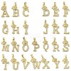 Brass Micro Pave Cubic Zirconia Pendants KK-I382-02G-1