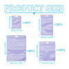 40Pcs 4 Styles Rectangle Plastic Yin-Yang Resealable Packaging Bags ABAG-TA0001-23B-4