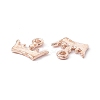 Tibetan Style Alloy Charms TIBEP-S319-101RG-RS-2