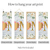 Cloth Painting Hanging Wall Decorations HJEW-WH0180-012-5
