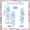 Polyester Embroidery Sequin Costume Accessories DIY-WH20025-014B-2