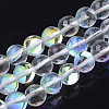 Synthetic Moonstone Beads Strands X-G-S283-04-6mm-1