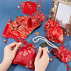 12Pcs 6 Styles Silk Packing Pouches Set ABAG-HY0001-01-3