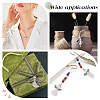 48Pcs 6 Style Alloy & Acrylic & Glass Pendants PALLOY-AR00032-5