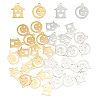 DICOSMETIC 32Pcs 4 Style 304 Stainless Steel Charms STAS-DC0009-28-1