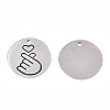 Non-Tarnish 201 Stainless Steel Pendants LS-STAS-T064-38P-29-1