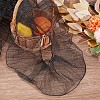 Polyester Organza Ruffled Pleated Lace Fabric Trim OCOR-WH0070-15D-5