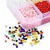 8000Pcs 10 Colors 12/0 Glass Seed Beads SEED-YW0001-33A-6