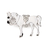 Zinc Alloy Crystal Rhinestone Brooch LS-JEWB-U010-04P-03-1