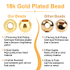   Brass Beads KK-PH0004-76D-4