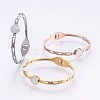 304 Stainless Steel Bangles BJEW-P223-11-1