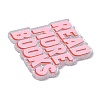 Reading Theme Printed Acrylic Pendants OACR-E042-02E-2
