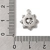 Brass Micro Pave Cubic Zirconia Charms LS-KK-D091-01P-3
