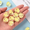 Transparent Enamel Acrylic Beads TACR-S155-004B-5