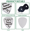 201 Stainless Steel Guitar Picks AJEW-WH0348-48E-5