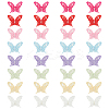32Pcs 8 Colors Polyester Butterfly Lace Appliques DIY-FG0005-70-1