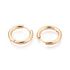 304 Stainless Steel Hoop Earrings EJEW-T048-24A-G-2