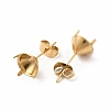 304 Stainless Steel Stud Earring Finding STAS-C071-03D-G-2
