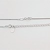 925 Sterling Silve Snake Chain Necklaces MAK-BB50682-A-2