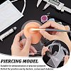 Soft Silicone Eye Flexible Model Body Part Displays with Acrylic Stands ODIS-WH0002-24-3