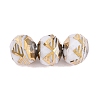 Electroplate Glass Beads EGLA-N026-01A-H02-1