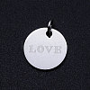 Non-Tarnish 201 Stainless Steel Charms STAS-T049-T679-1-1