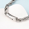 10MM 304 Stainless Steel Rope Chain Necklaces NJEW-C099-07A-P-3