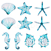 Ocean Theme Waterproof PVC Plastic Stickers DIY-WH0029-65-1