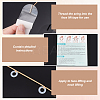Face Lift Tape with Polyester Rope AJEW-WH0505-72-3