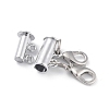 Alloy Magnetic Slide Lock Clasps X-PALLOY-YW0001-18P-2